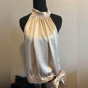 🍀Rachel Zoe – Los Angeles, New York Satin Halter Blouse